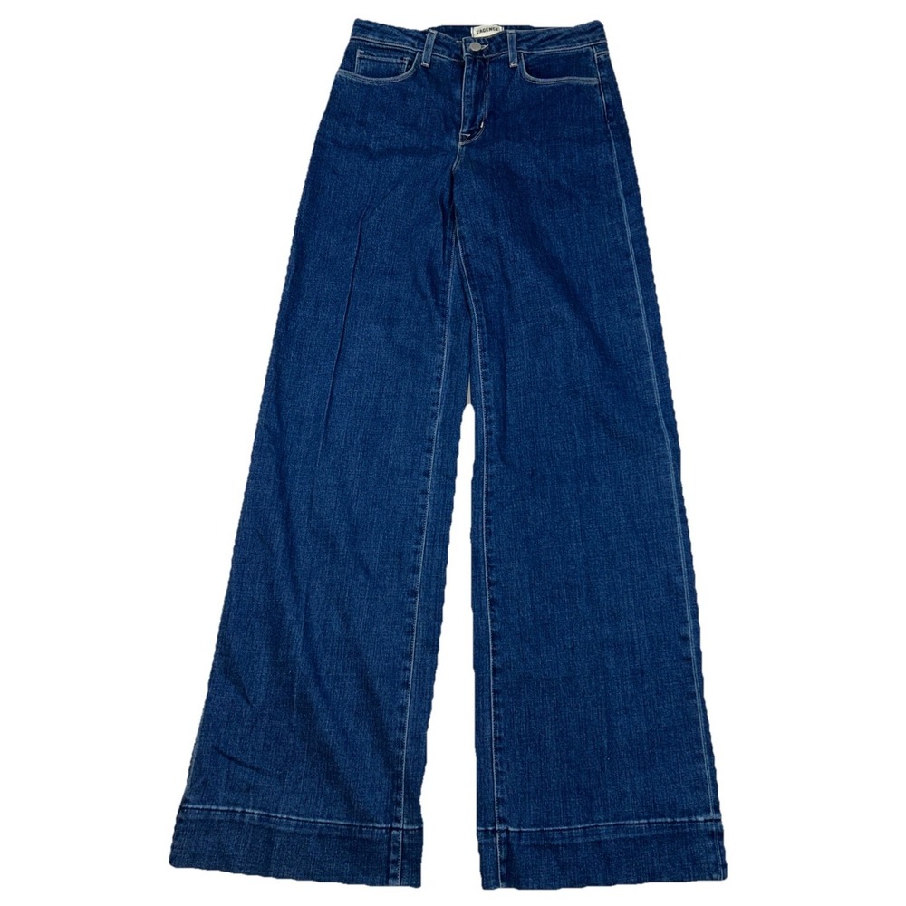NWT L'AGENCE Madden High Rise Wide Legs Women's 27 Jeans Stretch